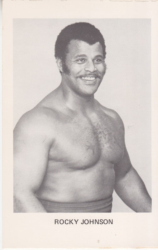 Rocky Johnson Boyd Pierce 3.5x5" Promo Photo PWcatalog
