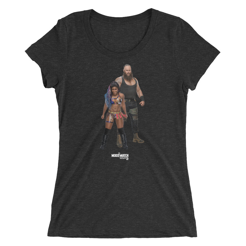 Braun Strowman and Ember Moon MMC Photo Women's Tri-Blend T-Shirt Pwcatalog