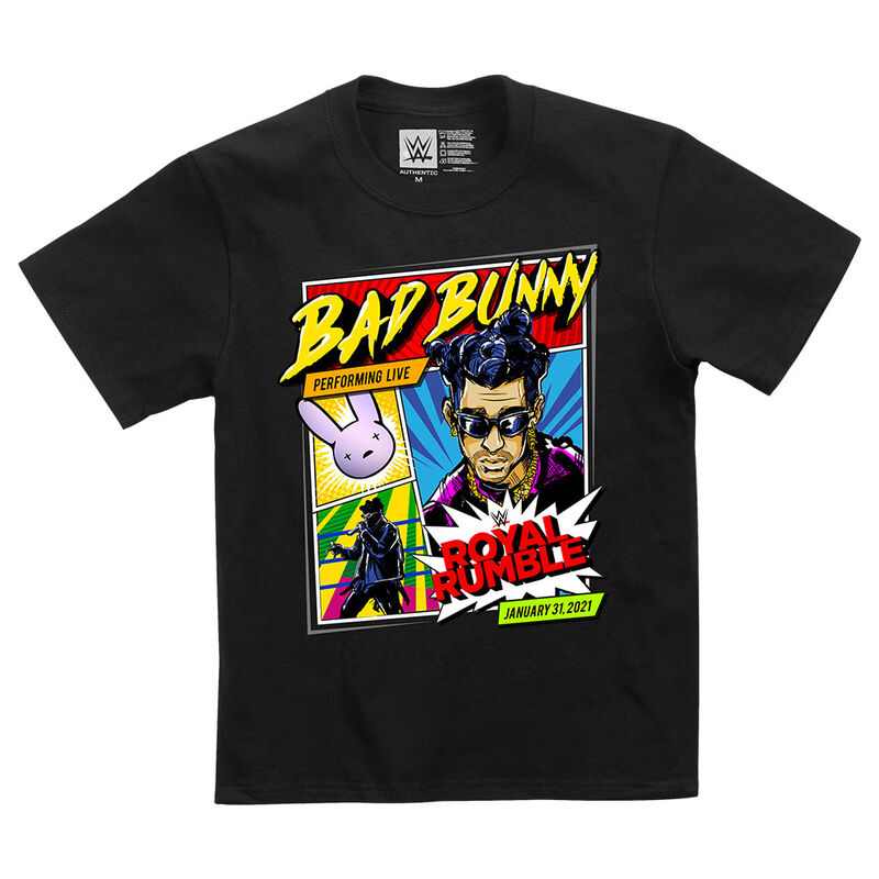 Bad Bunny x Royal Rumble 2021 Special Edition Youth T-Shirt Pwcatalog