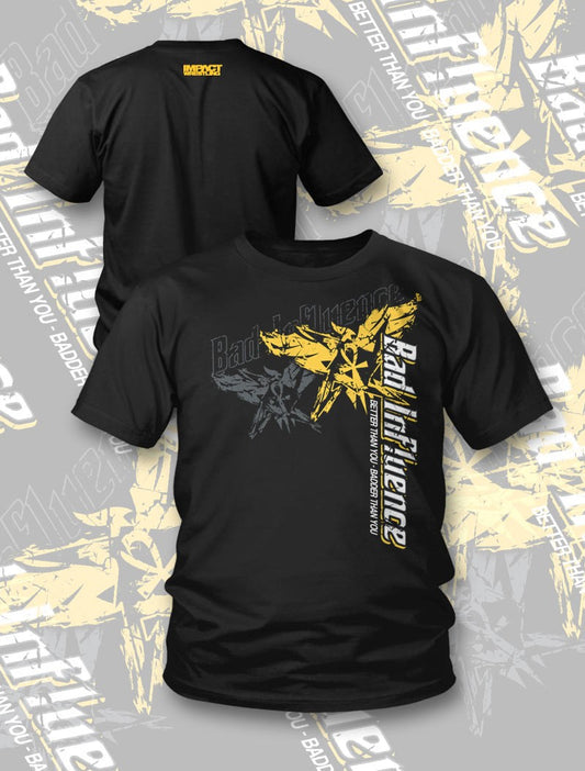 Bad Influence Vertical Side T-Shirt Pwcatalog