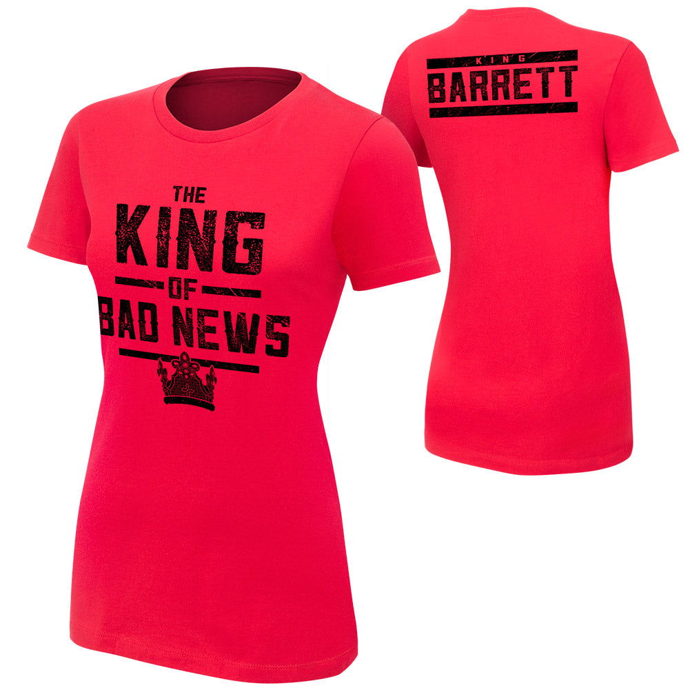 Bad News Barrett King of Bad News Women's Authentic T-Shirt Pwcatalog