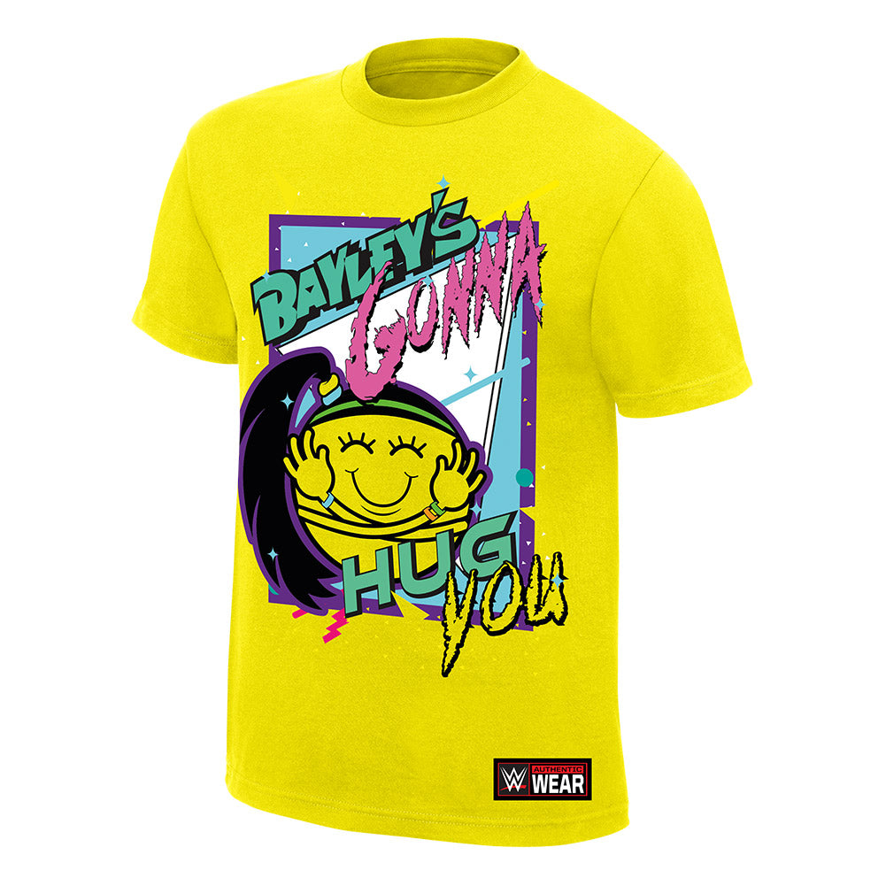 Bayley Bayley's Gonna Hug You Authentic T-Shirt Pwcatalog