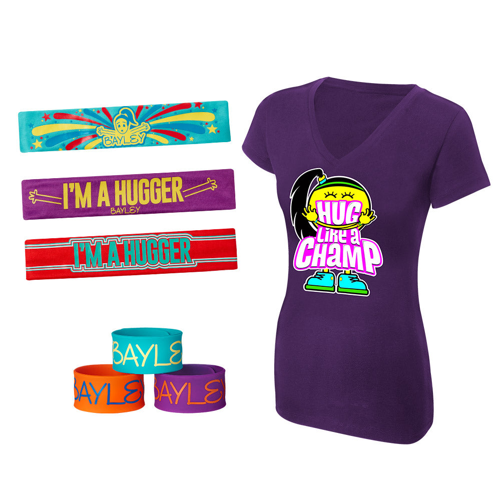 Bayley Hug Like A Champ Halloween Women's T-Shirt Package Pwcatalog