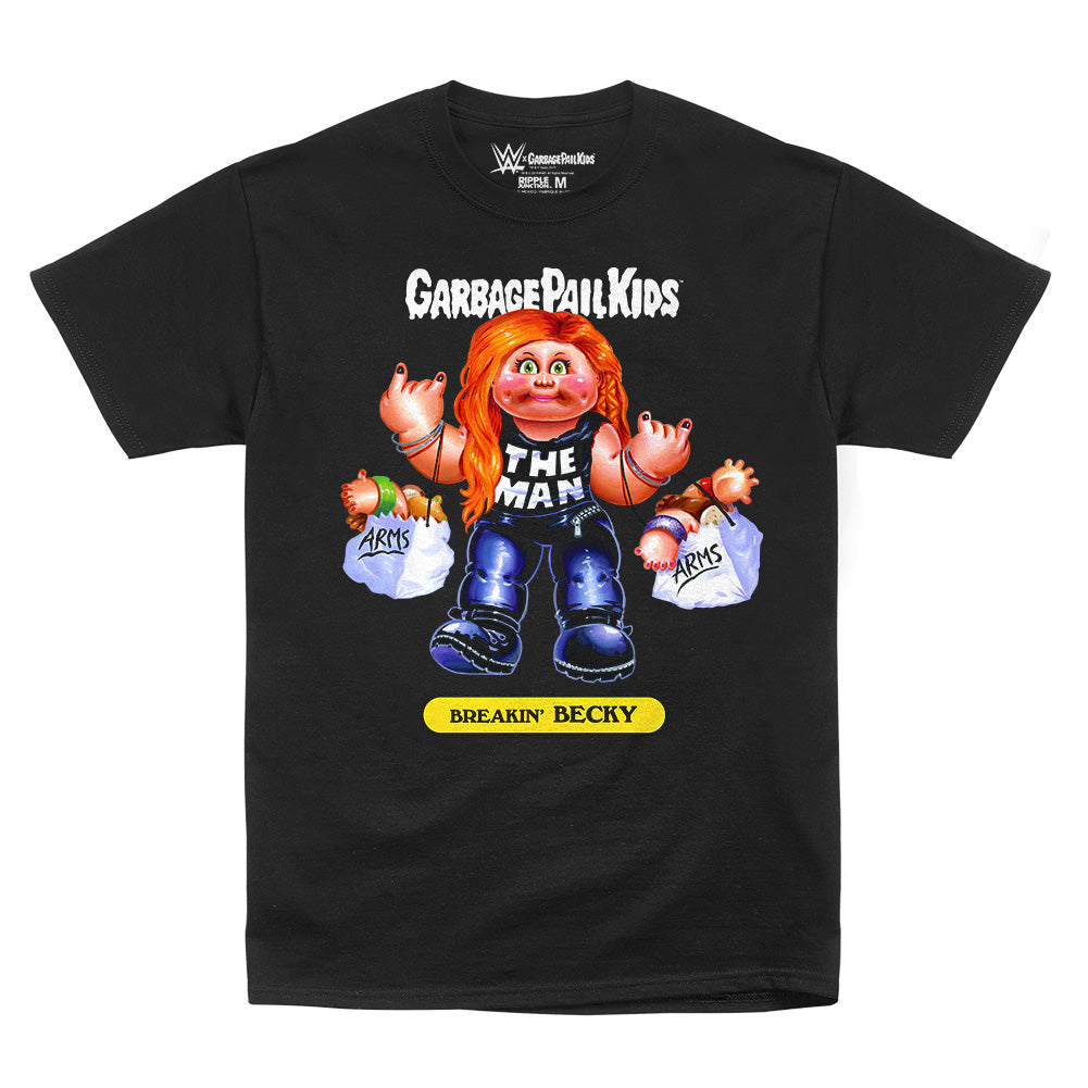 Becky Lynch Breakin Becky Garbage Pail Kids T-Shirt Pwcatalog