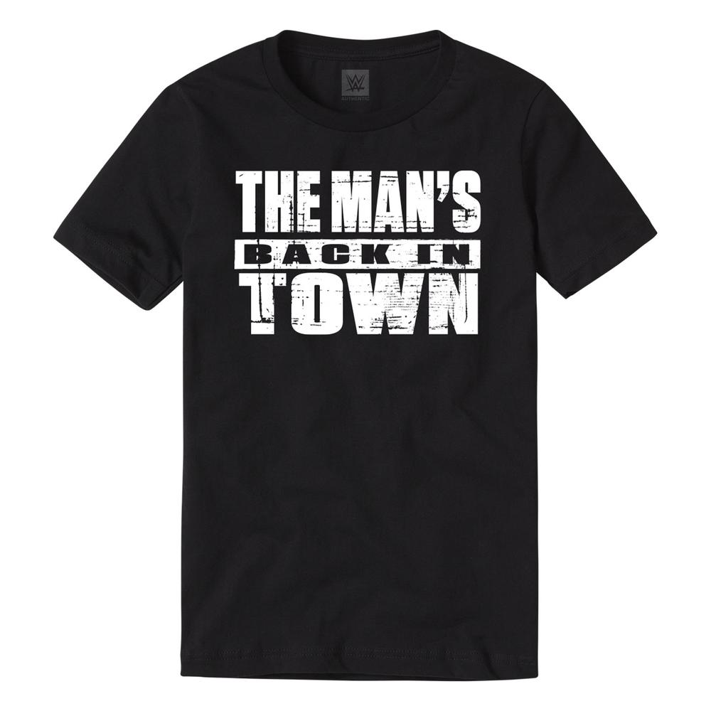 Becky Lynch The Man's Back in Town Authentic T-Shirt Pwcatalog