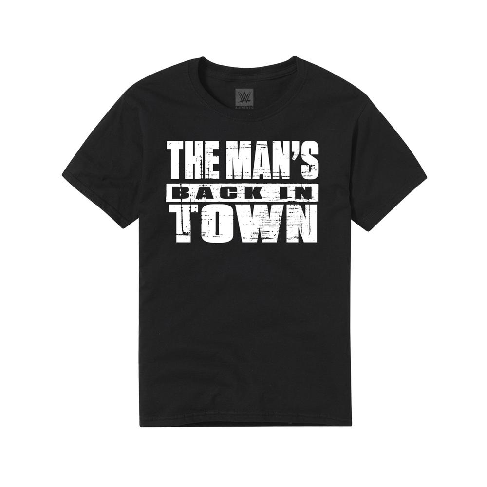 Becky Lynch The Man's Back in Town Youth Authentic T-Shirt Pwcatalog