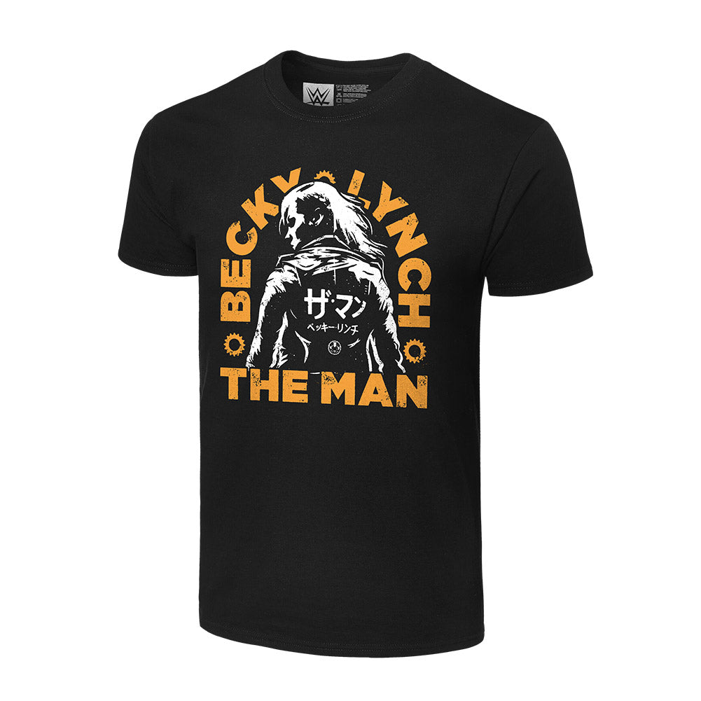Becky Lynch The Man Katakana T-Shirt Pwcatalog
