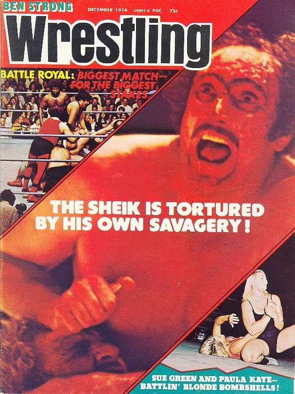 Ben Strong Wrestling December 1974 Magazine PWcatalog
