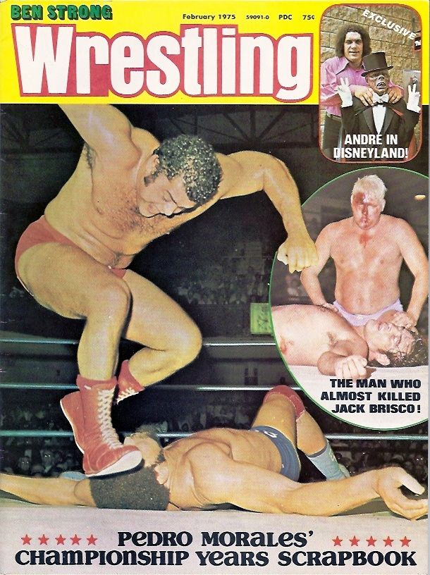 Ben Strong Wrestling February 1975 Magazine PWcatalog