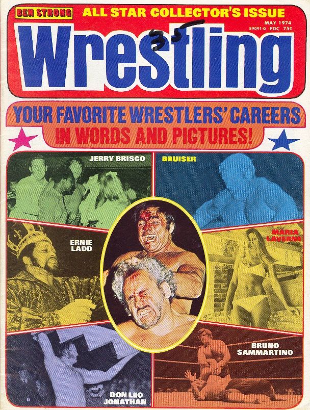 Ben Strong Wrestling May 1974 Magazine PWcatalog
