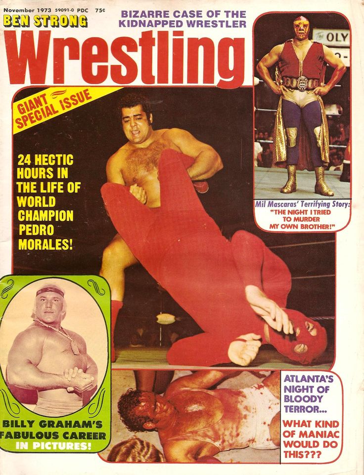 Ben Strong Wrestling November 1973 Magazine PWcatalog