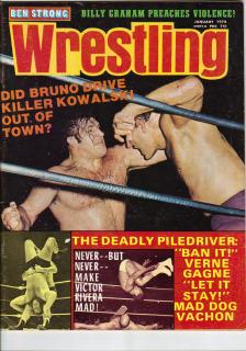 Ben strong January 1974 Magazine PWcatalog