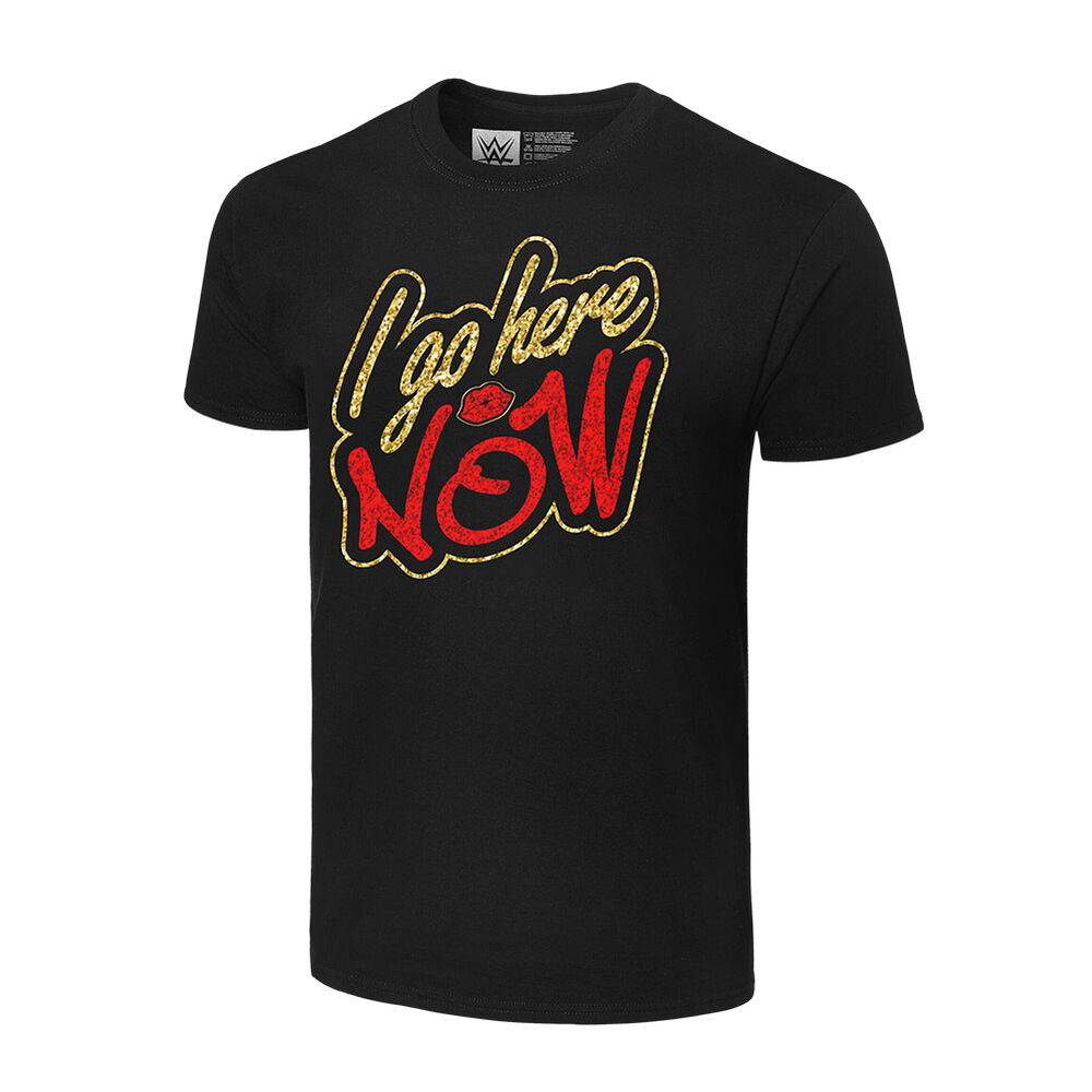 Bianca Belair I Go Here Now Authentic T-Shirt Pwcatalog