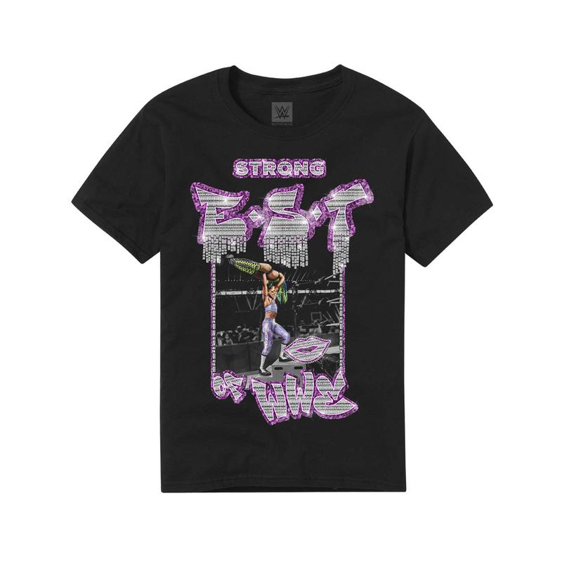 Bianca Belair Strong-EST Of WWE Youth Authentic T-Shirt Pwcatalog