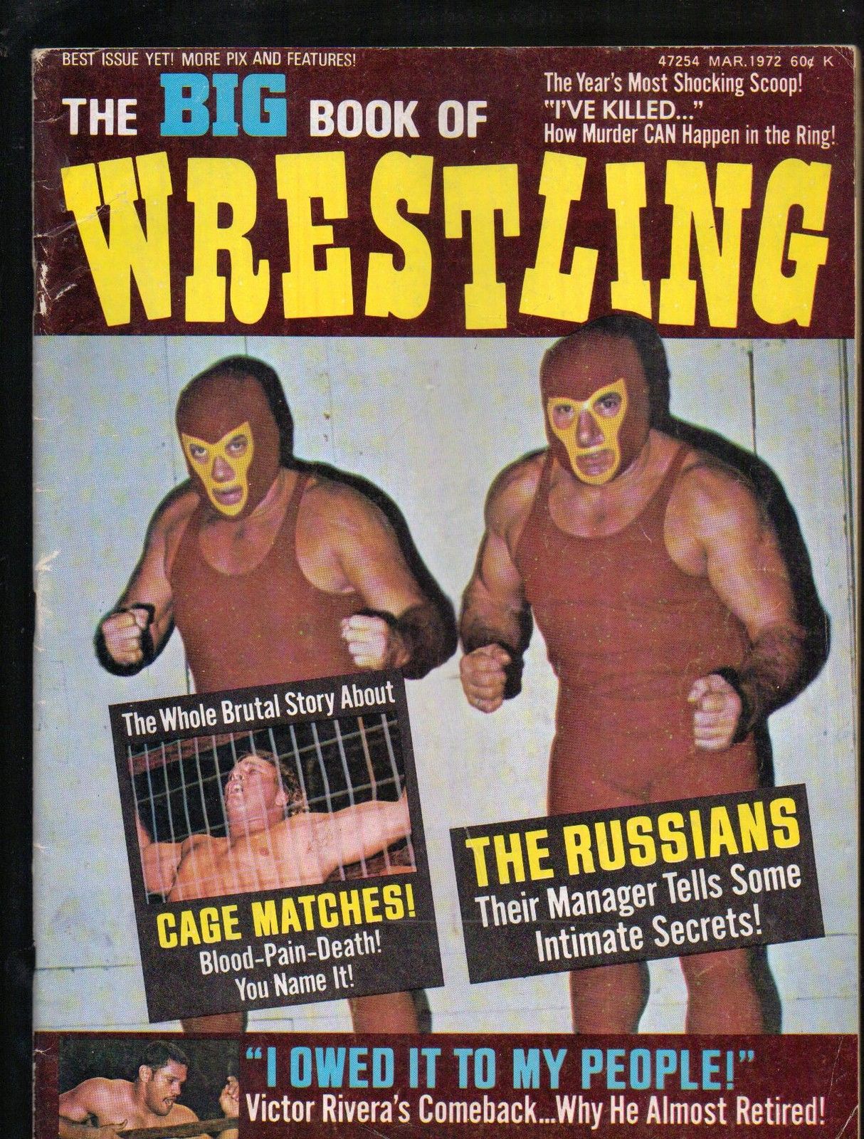 Big Book of Wrestling March 1972 Magazine PWcatalog