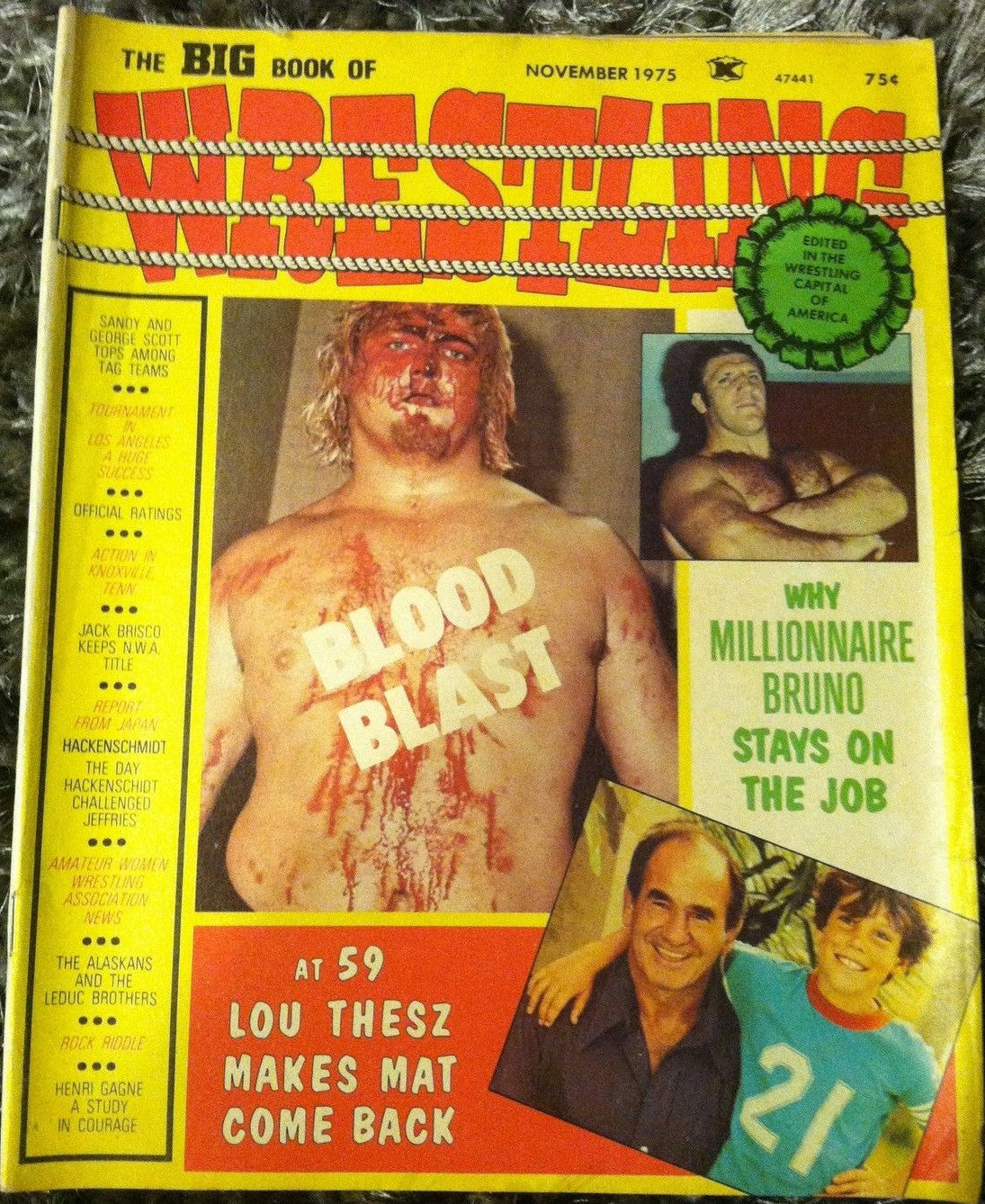 Big Book of Wrestling November 1975 Magazine PWcatalog