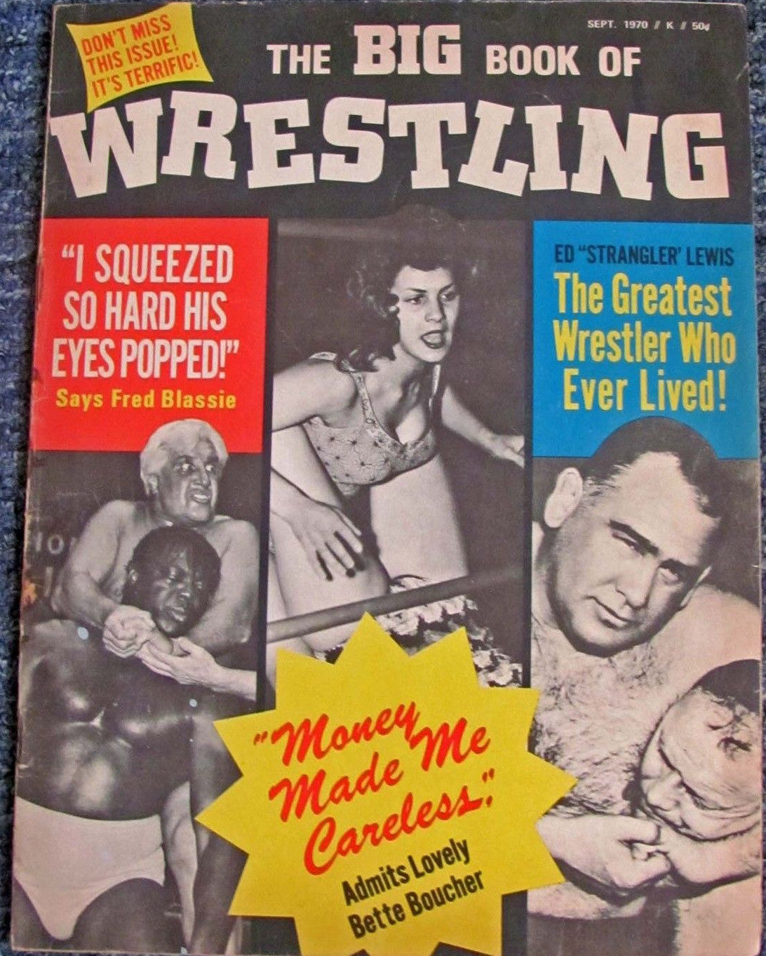 Big Book of Wrestling September 1970 Magazine PWcatalog