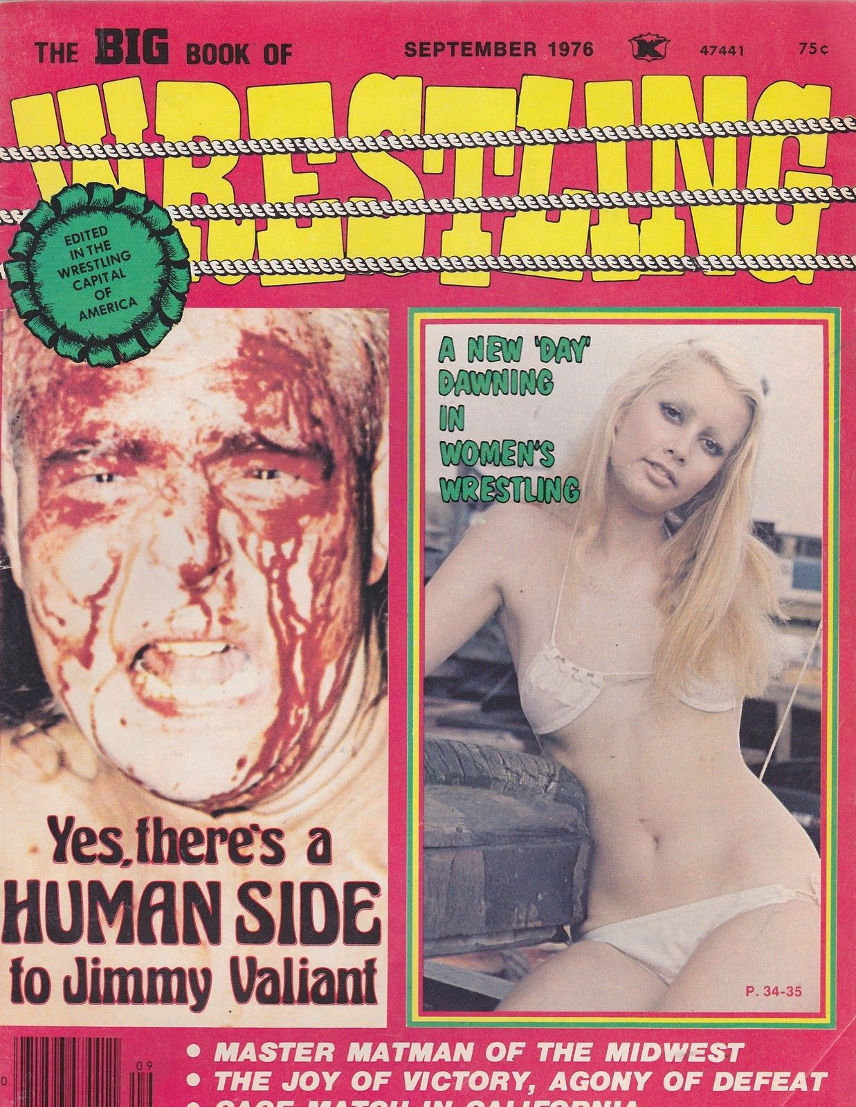Big Book of Wrestling September 1976 Magazine PWcatalog