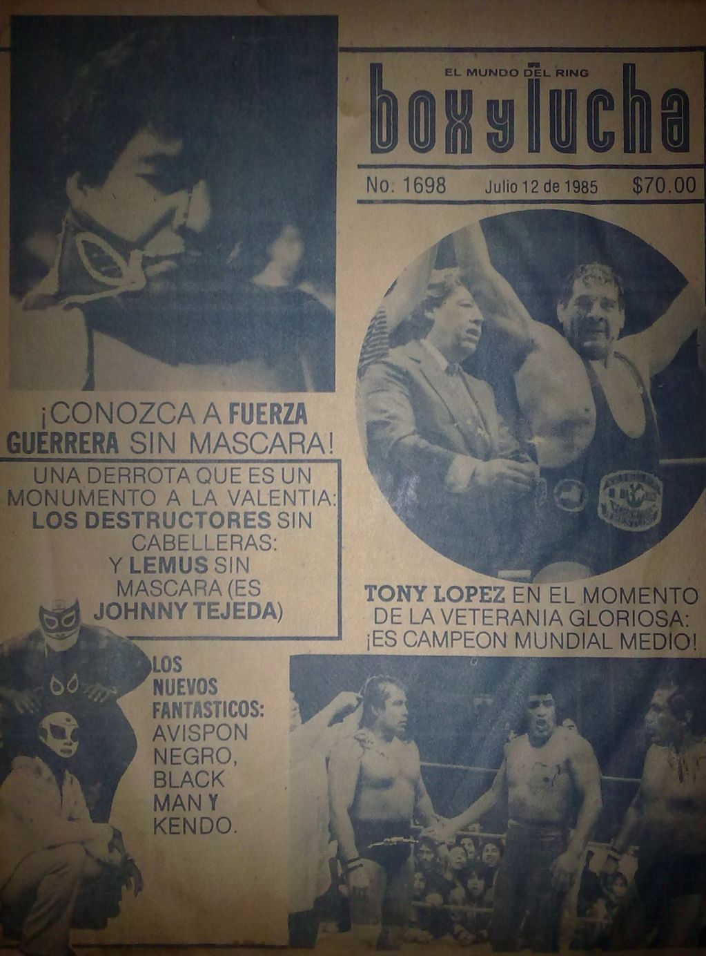 Box y Lucha 1698 Magazine PWcatalog