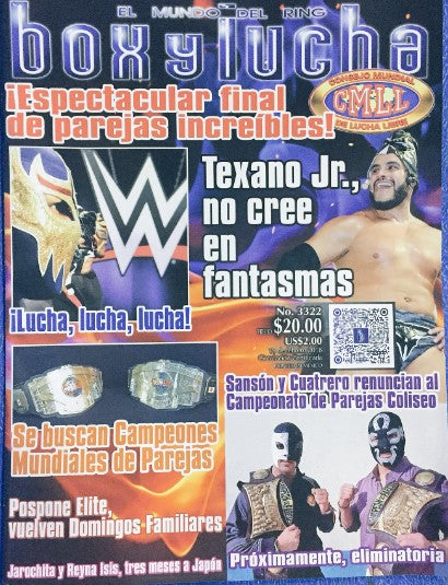 Box y Lucha 3322 Magazine PWcatalog