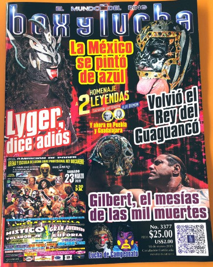 Box y Lucha 3377 Magazine PWcatalog