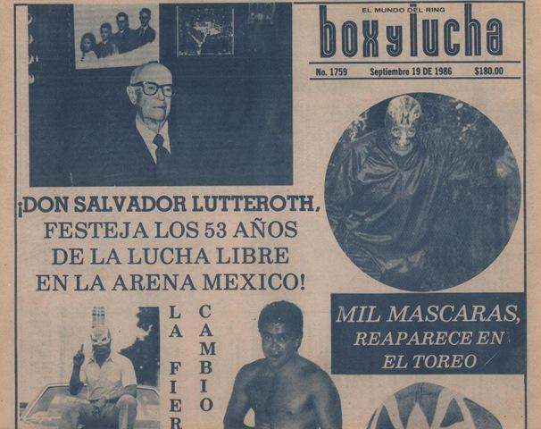 Box y Lucha Volume 1759 Magazine PWcatalog