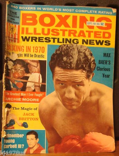 Boxing Illustrated & Wrestling News September 1954 Magazine PWcatalog