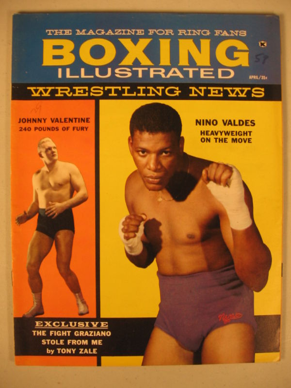Boxing Illustrated & Wrestling News April 1958 Magazine PWcatalog