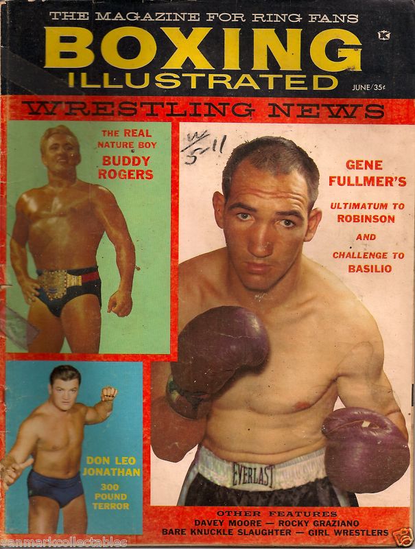 Boxing Illustrated & Wrestling News June 1959 Magazine PWcatalog