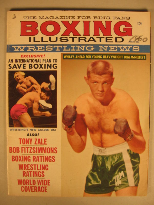 Boxing Illustrated & Wrestling News April 1960 Magazine PWcatalog