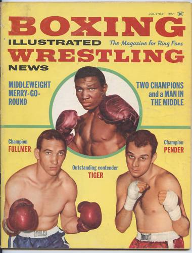 Boxing Illustrated & Wrestling News July 1962 Magazine PWcatalog