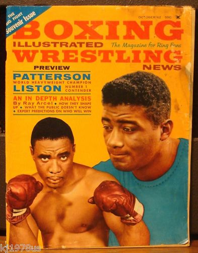 Boxing Illustrated & Wrestling News October 1962 Magazine PWcatalog