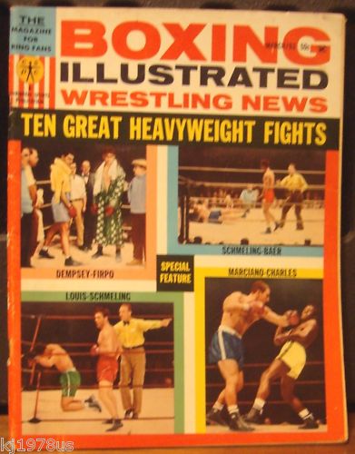 Boxing Illustrated & Wrestling News March 1963 Magazine PWcatalog