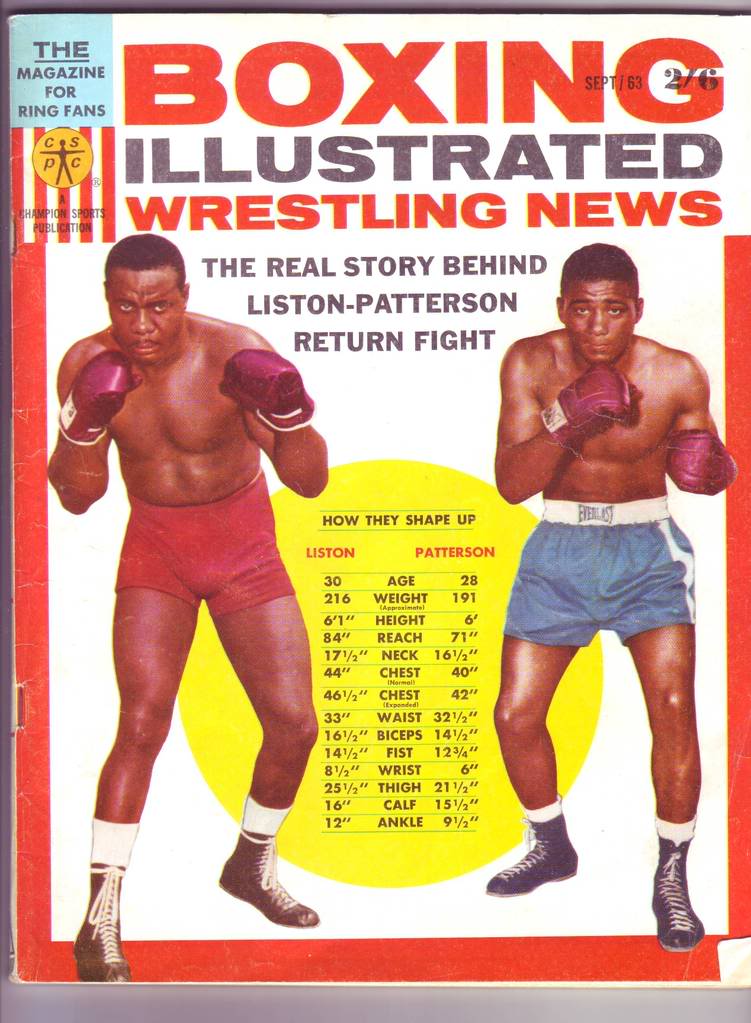 Boxing Illustrated & Wrestling News September 1963 Magazine PWcatalog