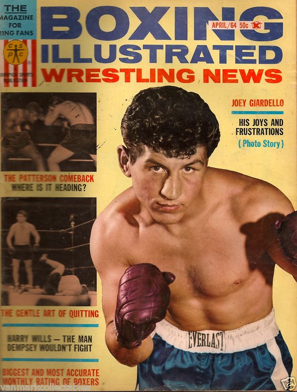 Boxing Illustrated & Wrestling News April 1964 Magazine PWcatalog