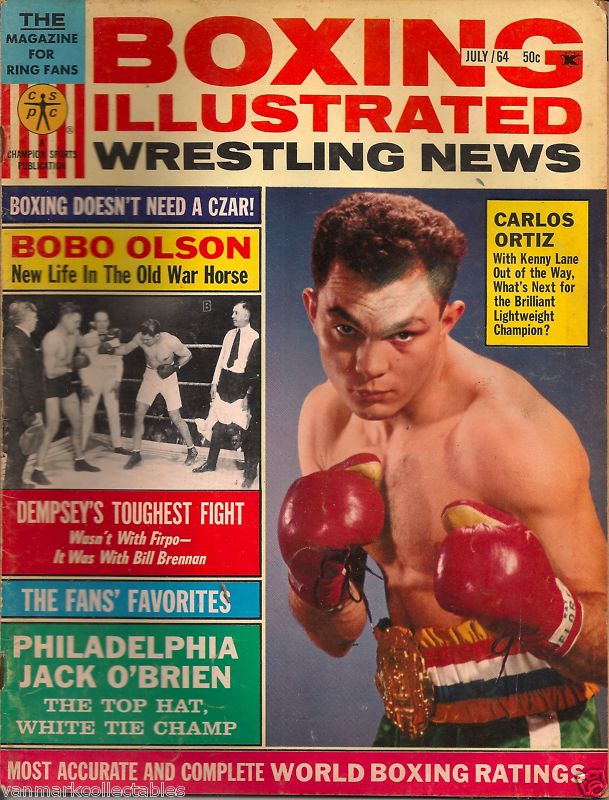 Boxing Illustrated & Wrestling News July 1964 Magazine PWcatalog
