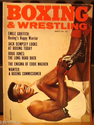 Boxing Illustrated & Wrestling News March 1966 Magazine PWcatalog
