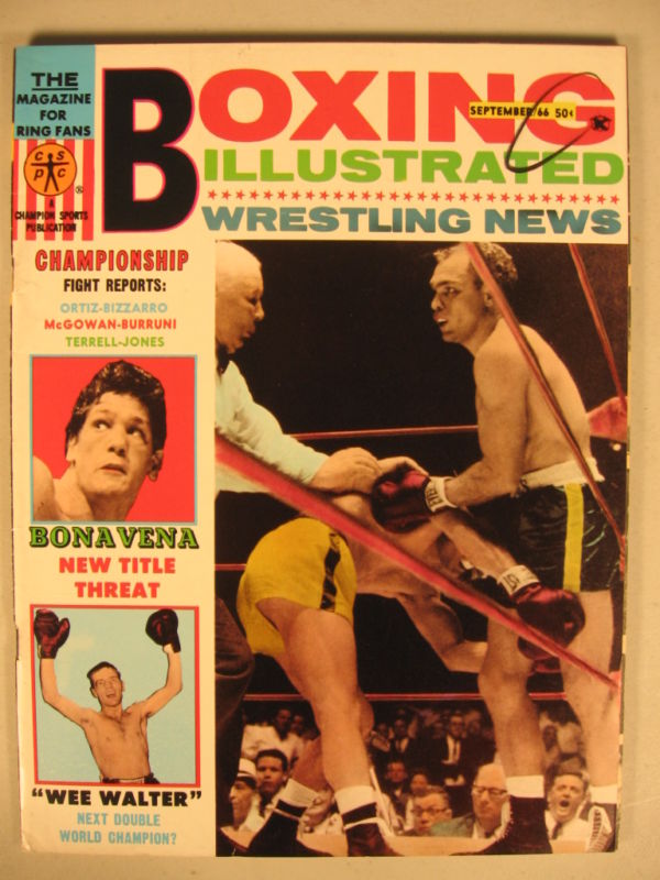 Boxing Illustrated & Wrestling News September 1966 Magazine PWcatalog