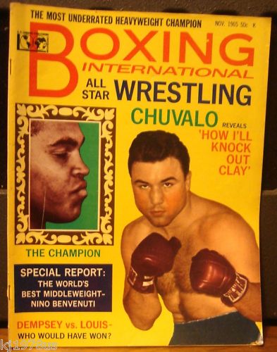 Boxing International All Star Wrestling November 1965 Magazine PWcatalog