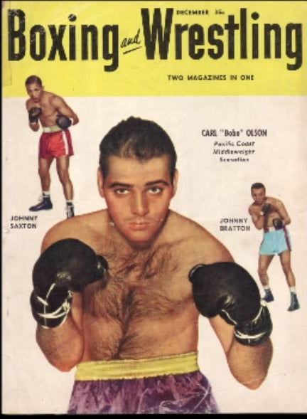 Boxing & Wrestling December 1952 Magazine PWcatalog