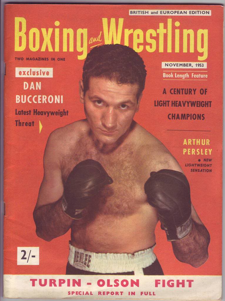 Boxing & Wrestling November 1953 Magazine PWcatalog