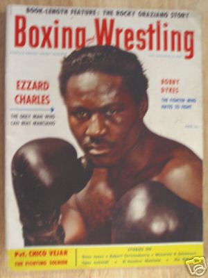 Boxing & Wrestling June 1954 Magazine PWcatalog