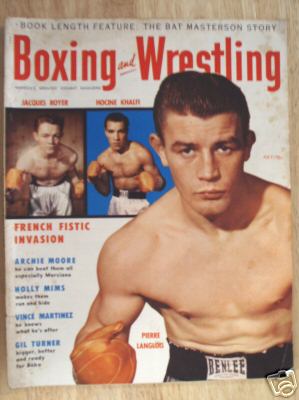 Boxing & Wrestling July 1954 Magazine PWcatalog