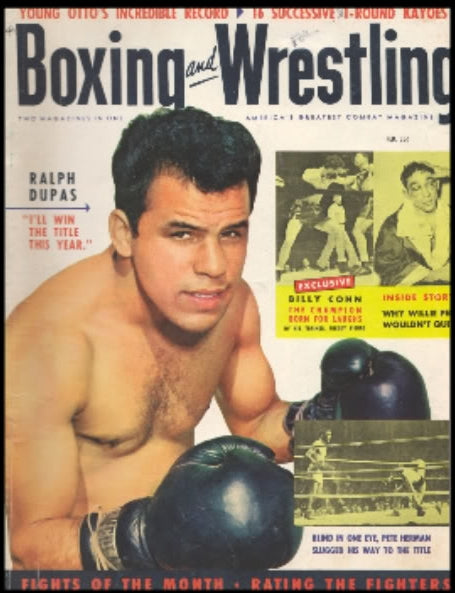 Boxing & Wrestling February 1956 Magazine PWcatalog