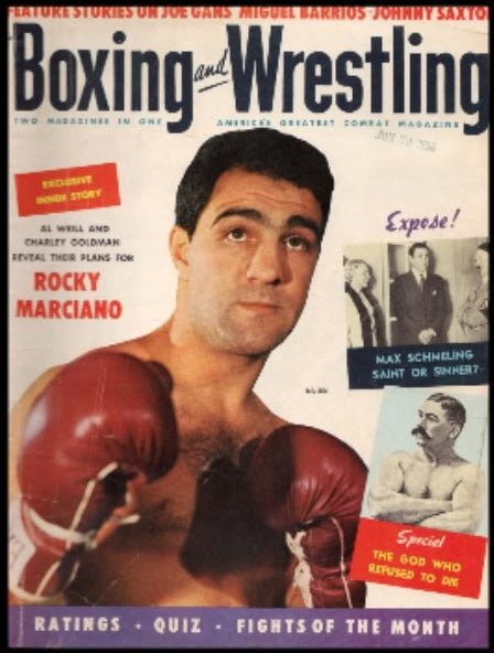 Boxing & Wrestling July 1956 Magazine PWcatalog
