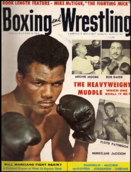 Boxing & Wrestling September 1956 Magazine PWcatalog