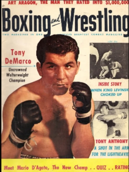 Boxing & Wrestling November 1956 Magazine PWcatalog