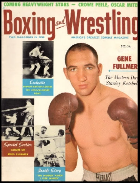 Boxing & Wrestling December 1956 Magazine PWcatalog