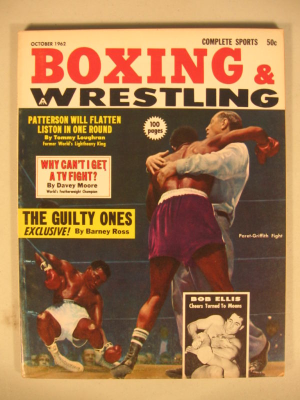 Boxing & Wrestling October 1962 Magazine PWcatalog