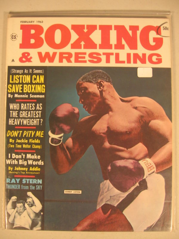 Boxing & Wrestling February 1963 Magazine PWcatalog